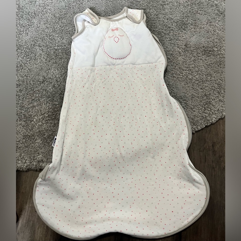 Nested Bean 0-6 month Classic Zen Sack in pink stardust